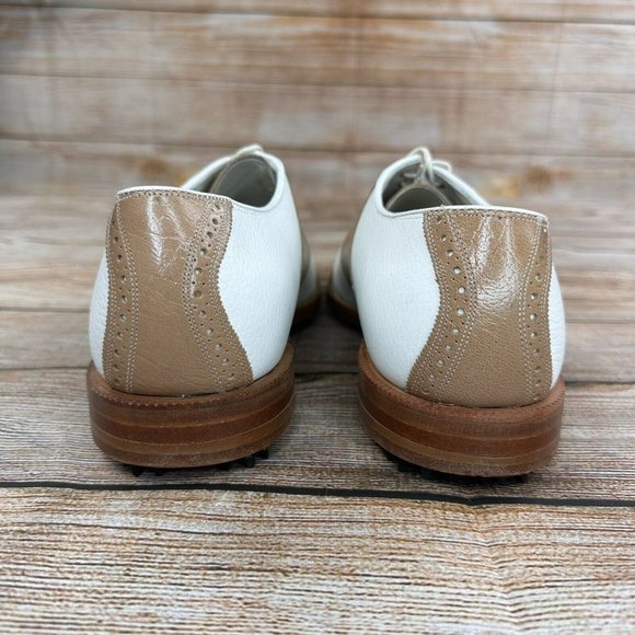Johnson & Murphy Luxury Leather Saddle Golf Shoes Men Size 12 N - NEW 15192 main image 7